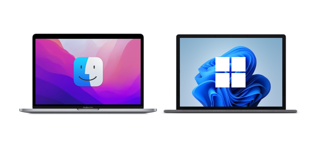 Komputery Mac i Windows